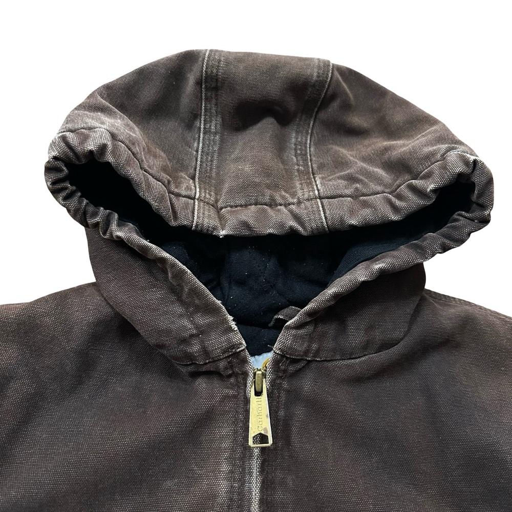 Carhartt Kids Brown Hooded Jacket - Picture 4 of 9